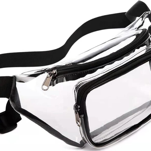 2 Clear Vinyl Fanny Packs - Picture 2 of 5